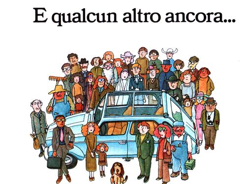 La Citroen Dyane in versione fumetto