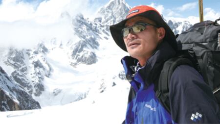 La tempesta uccide il Messner coreano