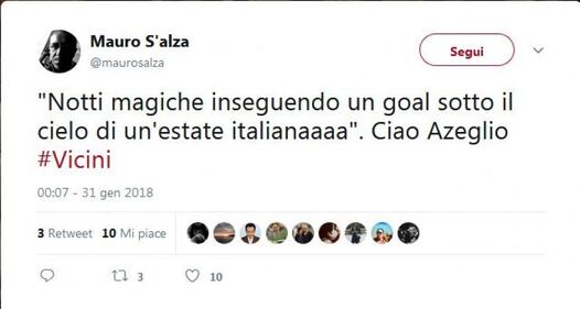 Il cordoglio social per la morte di Vicini 7