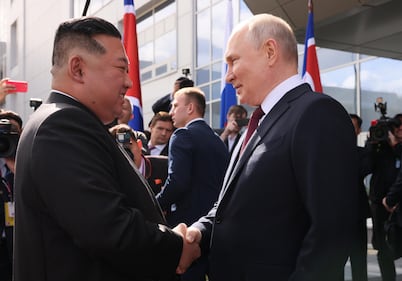 L'incontro tra Putin e Kim Jong Un al cosmodromo di Vostochny in Russia 2