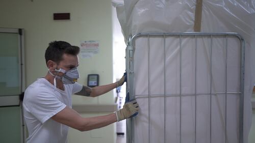 Foggia, le immagini del reparto Covid dell'ospedale Riuniti 9