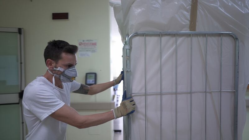 Foggia, le immagini del reparto Covid dell'ospedale Riuniti 9
