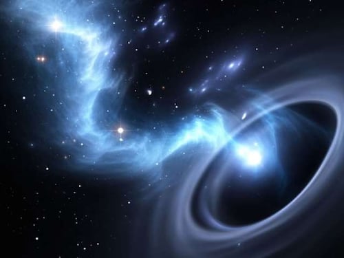 Stella divorata da un buco nero. Le (rare) radiazioni verso la Terra