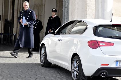 Renzi arriva al Quirinale 2