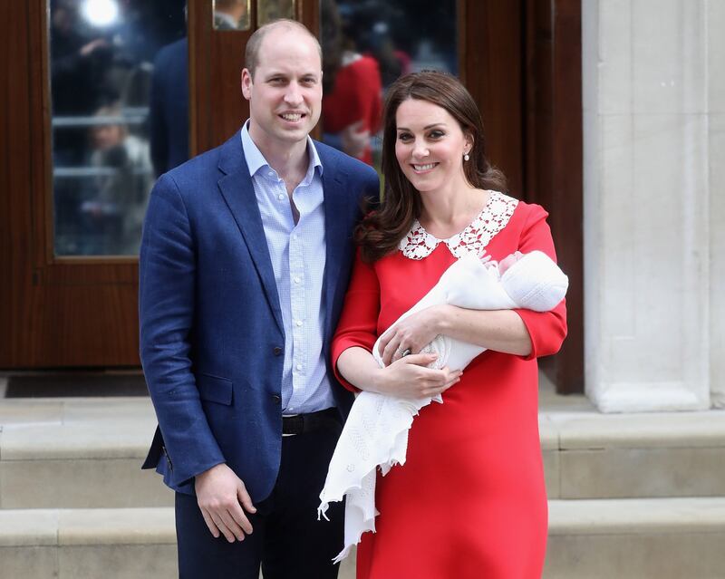 Kate Middleton e il Principe William col Royal Baby 5