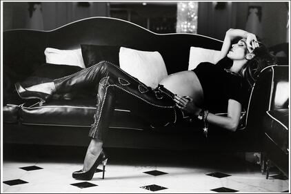 Belen Rodriguez in bianco e nero 3