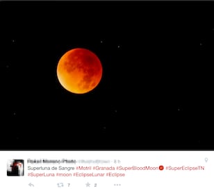 L'eclissi di superluna, foto e impressioni 9