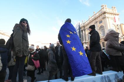 I Sì Tav in piazza a Torino: 30mila a favore dell'opera 5
