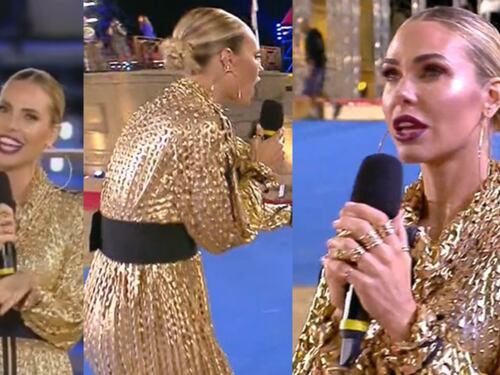 Eurogames, Ilary Blasi criticata per il look sfoggiato in prima serata