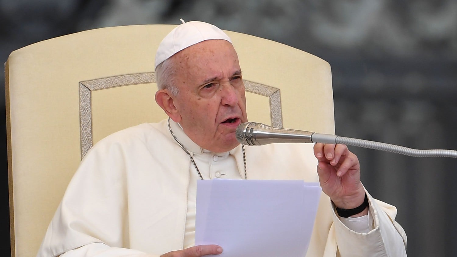 Il Papa in difesa del presepe: "Fatelo a casa e nelle scuole"