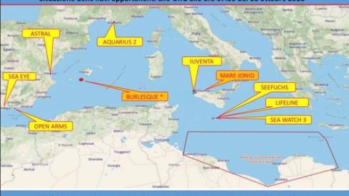 Ora il mare è libero dalle Ong. Nessuna nave di fronte alla Libia