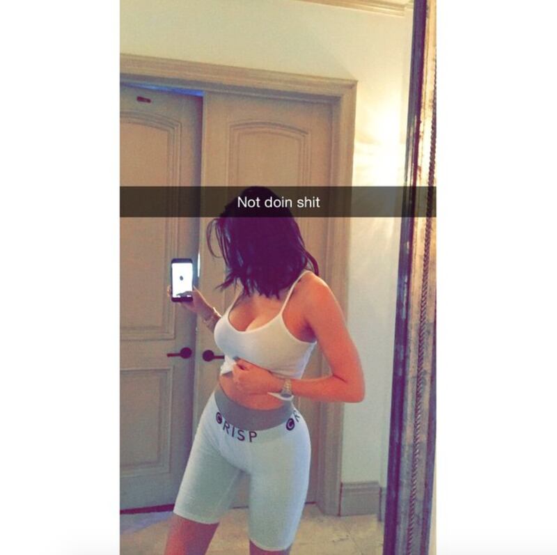 Kylie Jenner con la biancheria maschile 2
