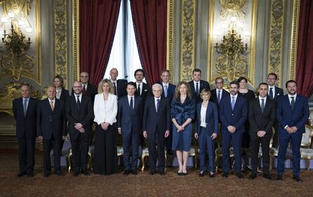 Cravatte gialle e verdi: il look dei nuovi ministri 2