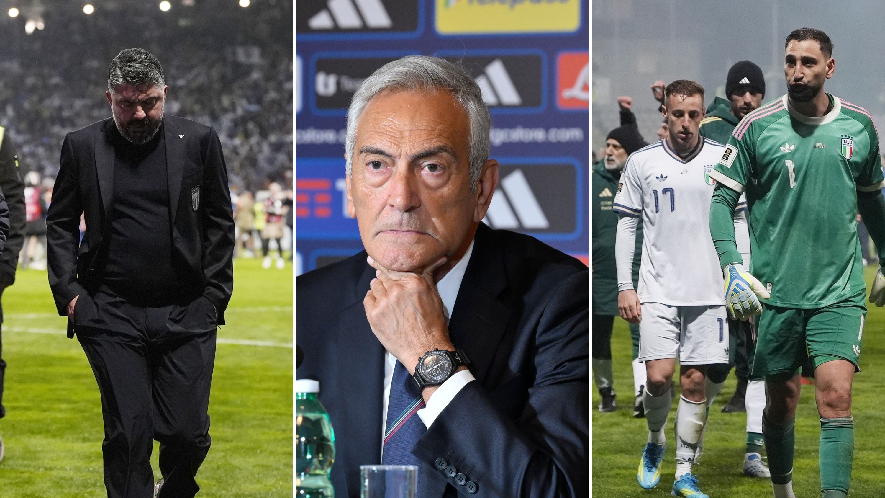 Italia fuori dal Mondiale, tempesta su Gravina. Abodi: "Calcio da rifondare dai vertici". Domani riunione d'urgenza Figc