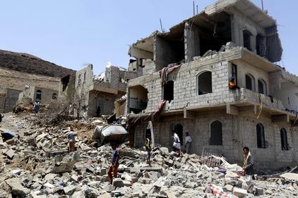 Guerra in Yemen, gli effetti dei bombardamenti dell'Arabia Saudita 12