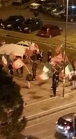 La manifestazione di Casapound 