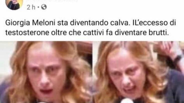 meloni insultata