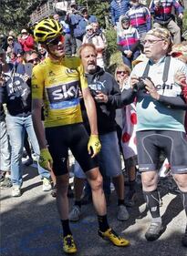La corsa a piedi di Froome 4