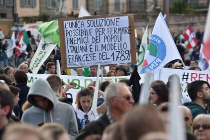 La "discesa" del Carroccio su Roma: la piazza leghista 19