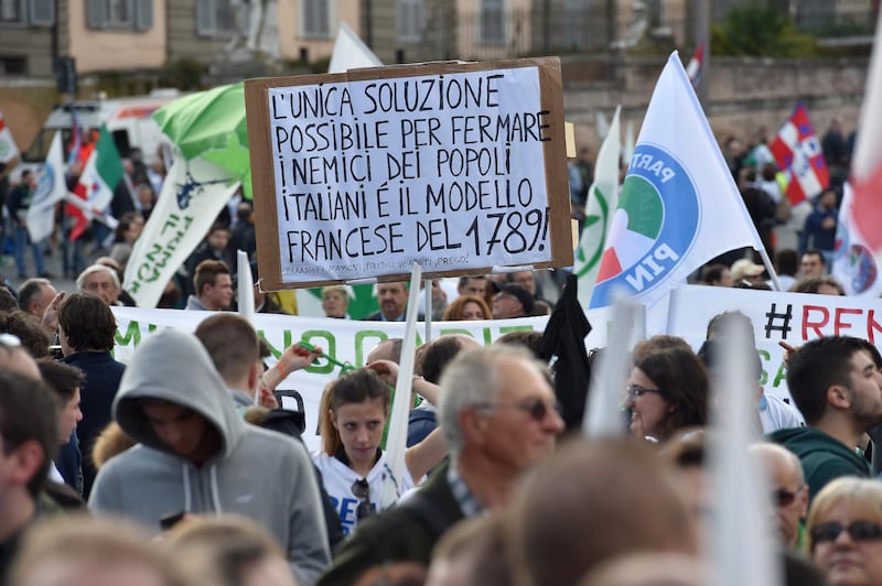 La "discesa" del Carroccio su Roma: la piazza leghista 19