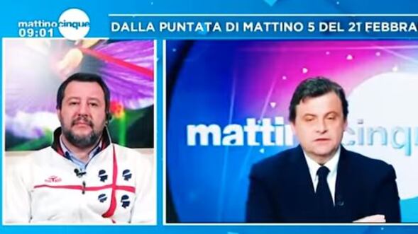 "Poco serio", "Quanto rosicano?". Scontro Calenda-Salvini in tv