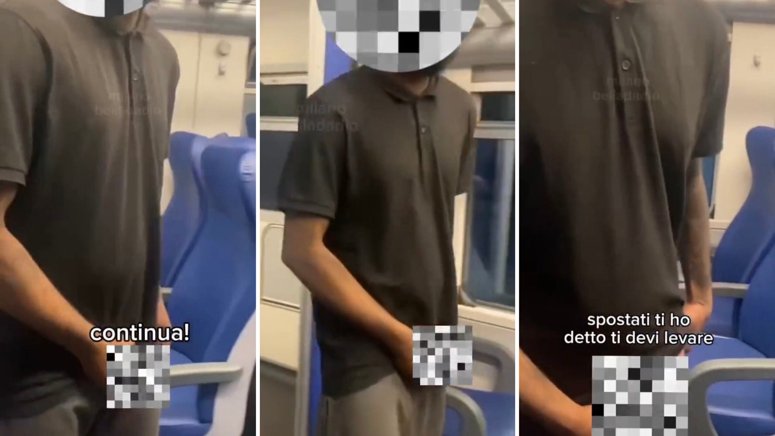 Migrante si abbassa i pantaloni e punta una donna: orrore sul treno da Milano