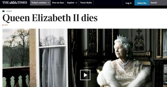 La morte della Regina Elisabetta ha conquistato tutte le prime pagine 1