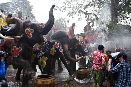 In Thailandia si festeggia il Songkran Festival 5