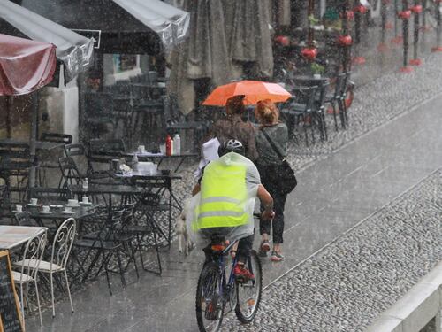 Improvviso temporale a Milano