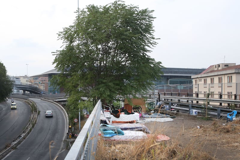 Roma, le tende tra i monumenti 2