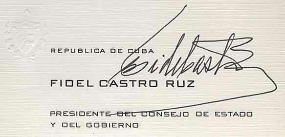 Fidel Castro e i segreti della sua grafia 1