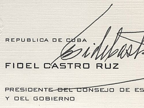 Fidel Castro e i segreti della sua grafia