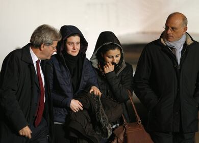 Greta e Vanessa sono in Italia: l'arrivo a Ciampino 13