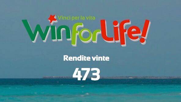 WinforLife, vinta una rendita di 3mila euro al mese per 20 anni