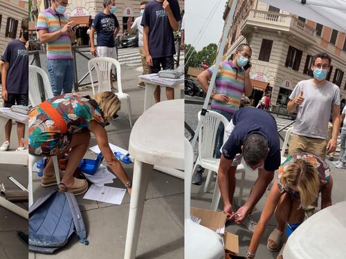 Okkupanti al voto per le primarie. E al gazebo dem finisce in rissa