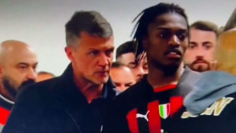 "Mister, che c... vuoi?". L'esultanza di Leao, poi lo scontro Maldini-Spalletti