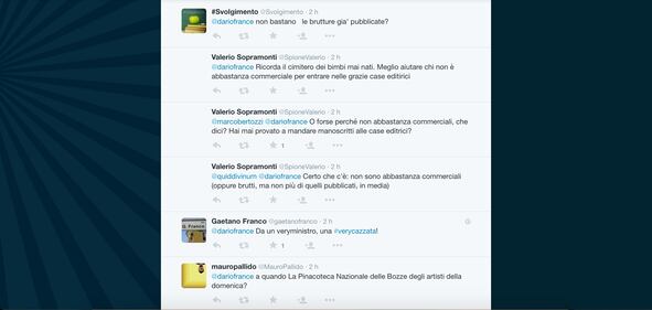 Dario Franceschini contestato su Twitter 26