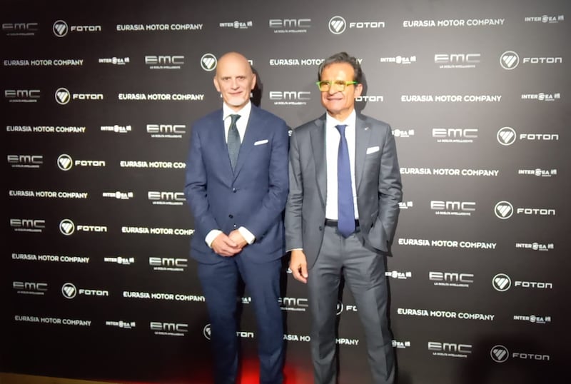 Da sinistra, Federico Daffi (Eurasia Motor Company) e Alberto Di Tanno (Gruppo Intergea)