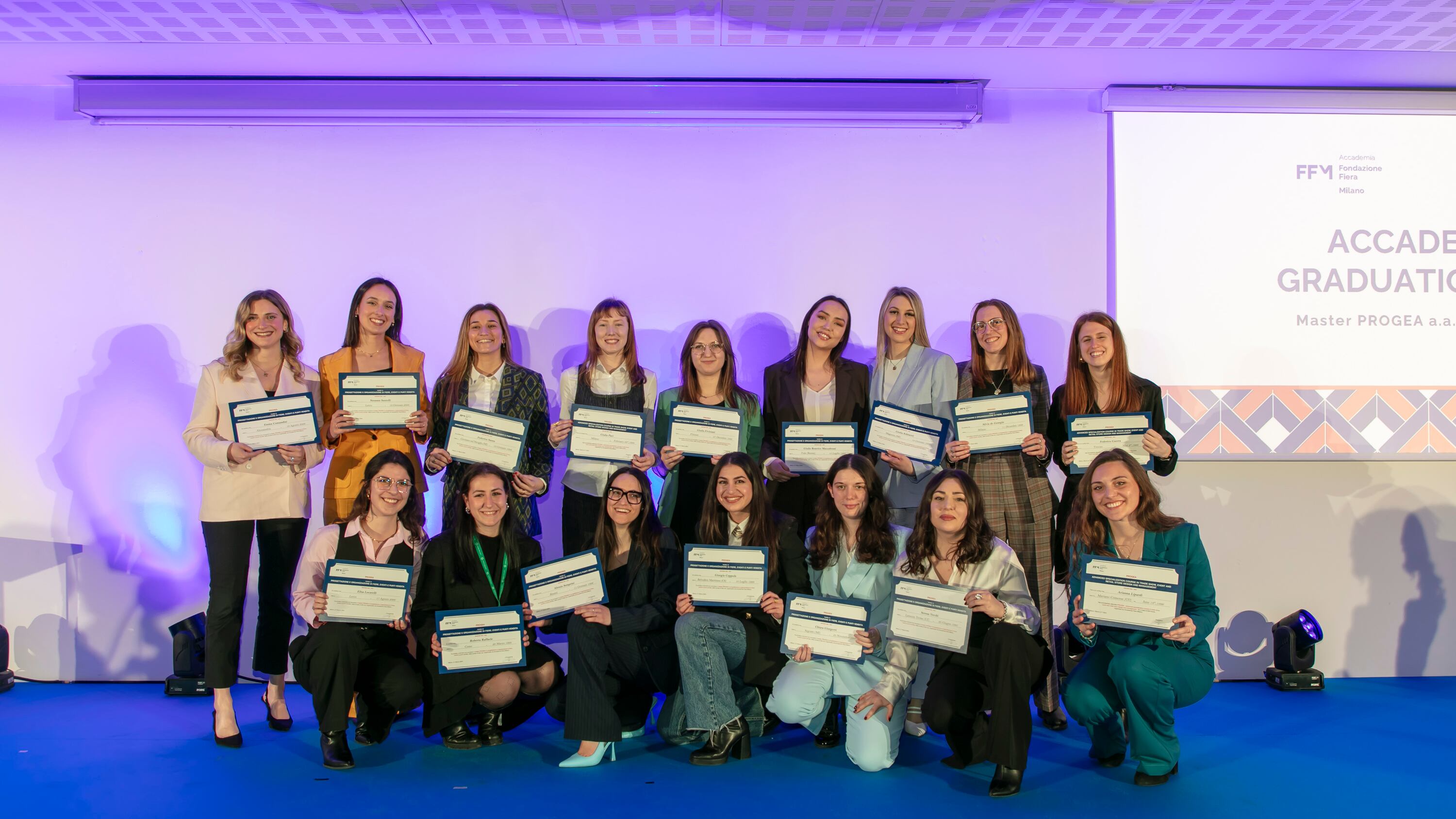 Accademia Fiera Milano, diplomate le 20 studentesse del Master Progea