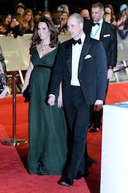 Kate Middleton incinta ai Bafta 2018 15