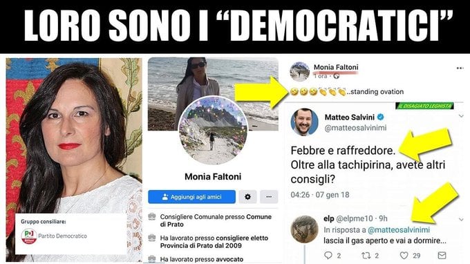 Dalla dem insulti choc a Salvini: "Vai a dormire con il gas aperto"
