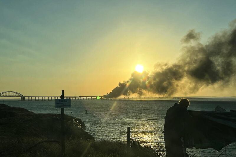 Il sabotaggio del ponte Kerch in Crimea 5