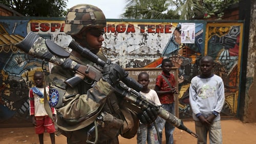 Soldati della missione Ue  in Repubblica Centrafricana 5