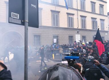 Scontri a Firenze 4