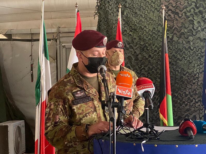 Afghanistan, cerimonia di ammaina bandiera del contingente italiano 1