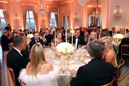 il Presidente Trump e la cena di gala alla Winfield House 5