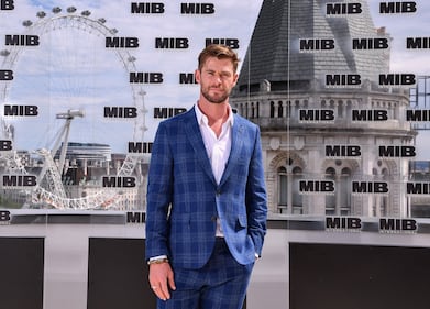 Chris Hemsworth a Londra per la presentazione di Men in Black  6
