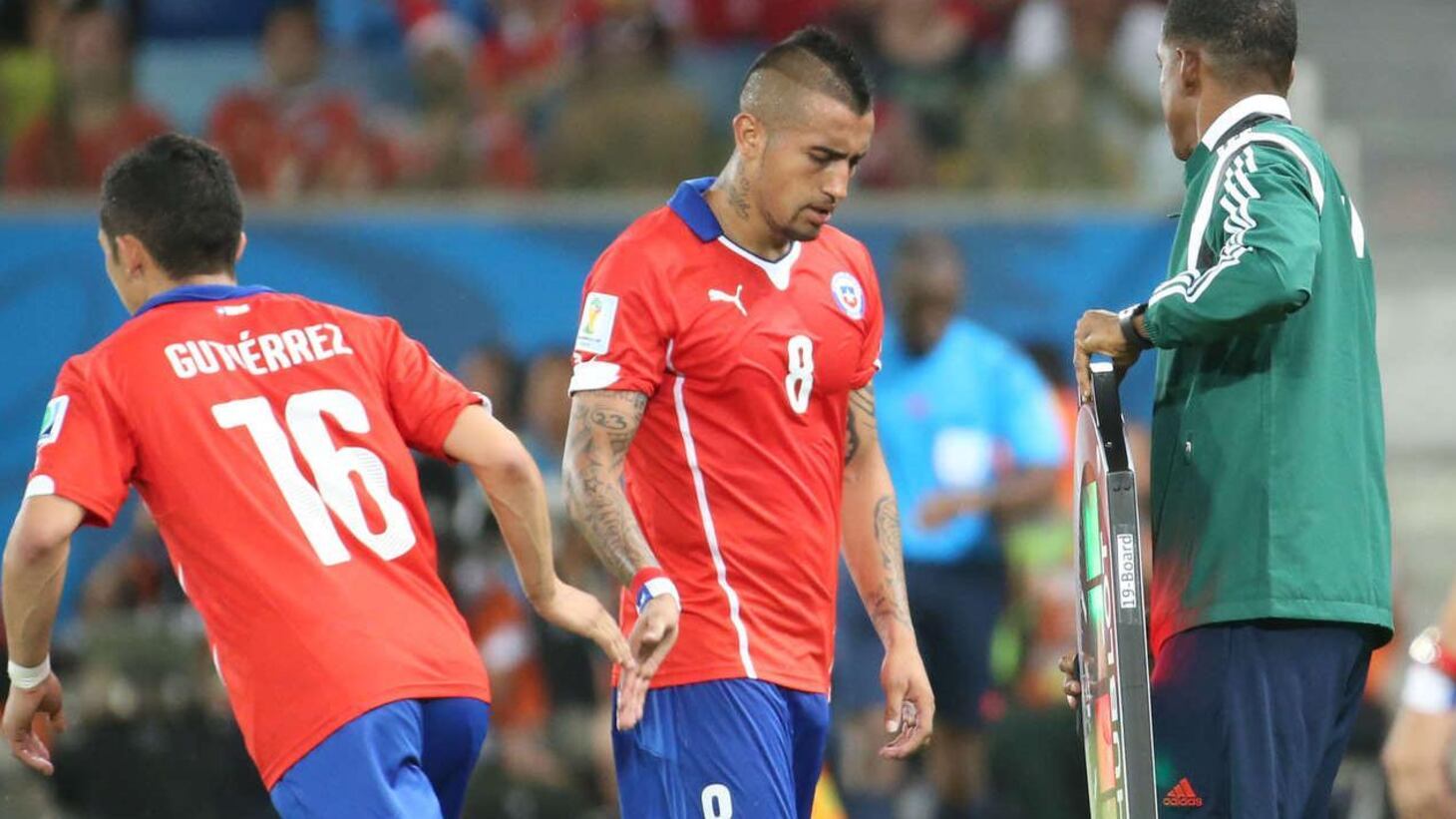 Vidal, il lato oscuro del Cile. «Sono arrabbiato»Girone B Juventus in ansia per Re Arturo