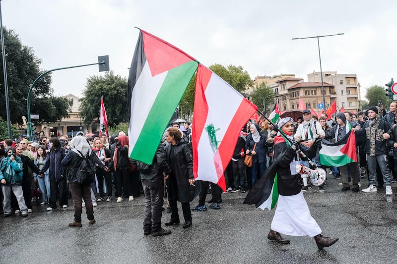 Manifestazione per la palestina di Roma 12