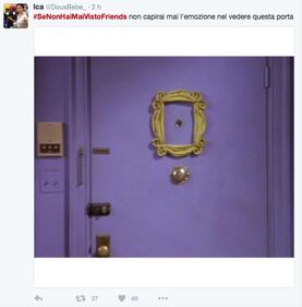 Friends, #SeNonHaiMaiVistoFriends impazza su Twitter 10